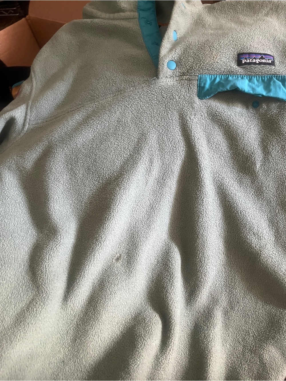 Patagonia unisex Light Sage Fleece Pullover synchilla fleece